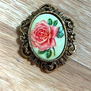Beautiful Pin or Necklace Charm